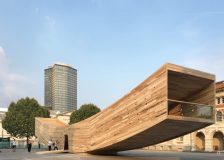 London Design Festival welcomes modular CLT pavilion built by Arup and AHEC