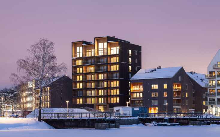 Tallest timber building in Sweden completed