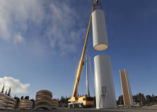 Metsä Wood to deliver LVL products for Modvion’s wooden wind turbine towers