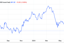 Global wood prices plummet sharply – Pessimistic outlook for the wood market in 2024